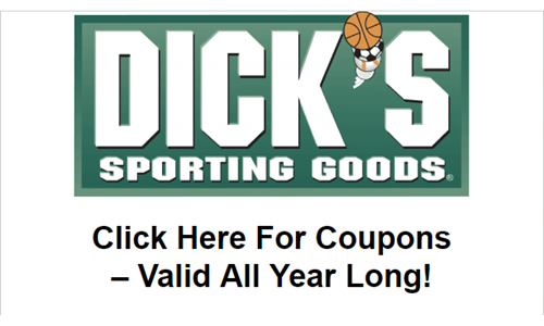 Coupons for Equipment at Dick's