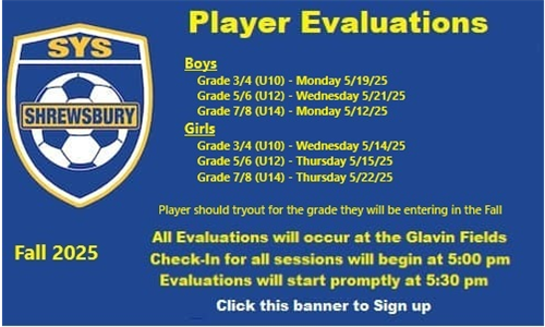Fall 2025 Registration and Tryout Schedule