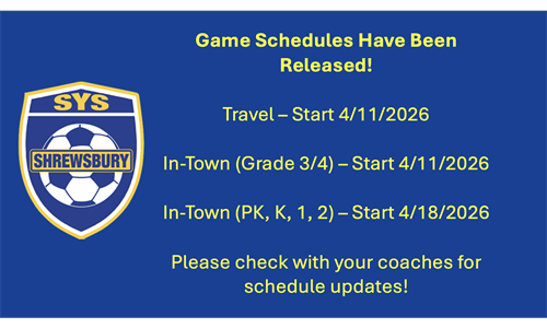 Spring 2026 Schedule Released